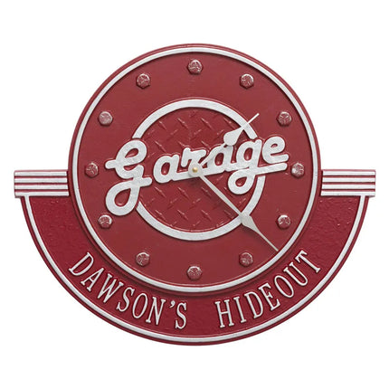 Personalized Garage Clock
