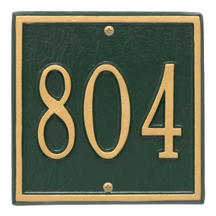 Personalized Square Petite 1 Line Wall Plaque
