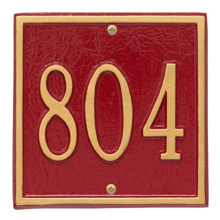 Personalized Square Petite 1 Line Wall Plaque