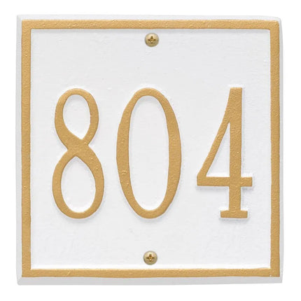 Personalized Square Petite 1 Line Wall Plaque