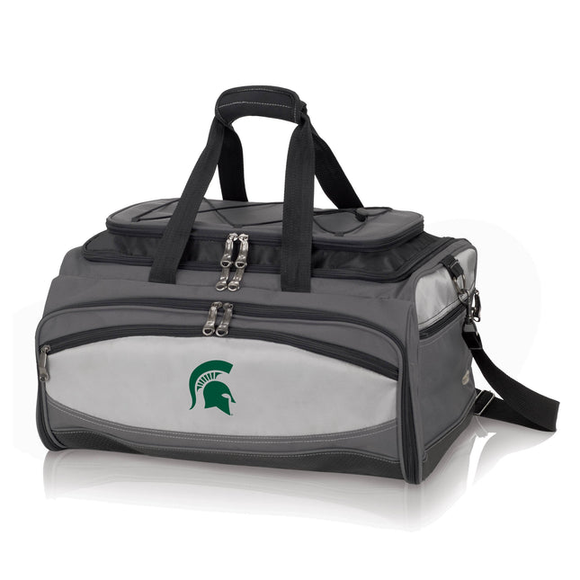 Michigan St Spartans Buccaneer Portable Charcoal Grill & Cooler Tote