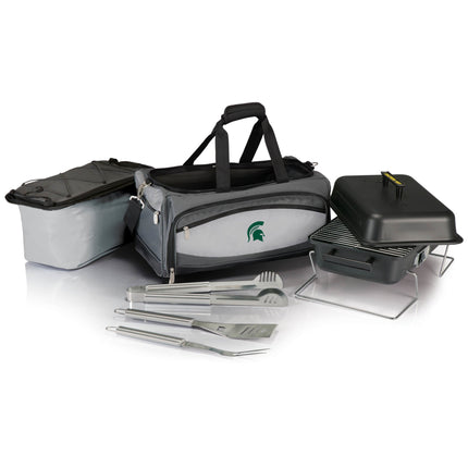 Michigan St Spartans Buccaneer Portable Charcoal Grill & Cooler Tote