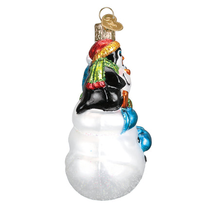 Snowman With Penguin Pal Ornament