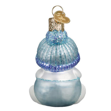 Snow Baby Boy Ornament