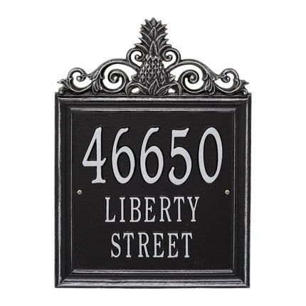 Personalized Lanai Pineapple Estate 3 Line Wall Plaque