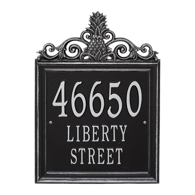 Personalized Lanai Pineapple Estate 3 Line Wall Plaque