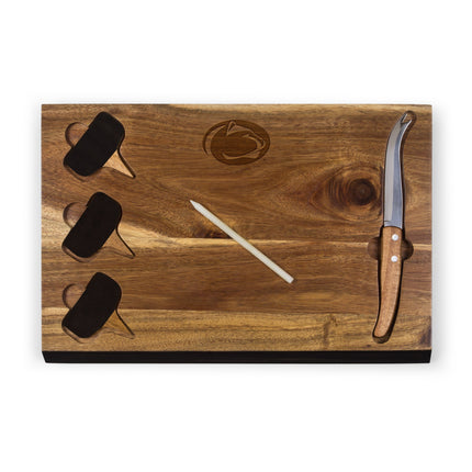 Penn State Nittany Lions Delio Acacia Cheese Cutting Board & Tools Set