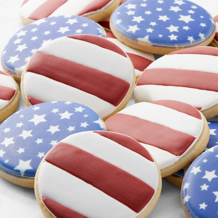 Fourth of July Iced Cookies- Set of 18