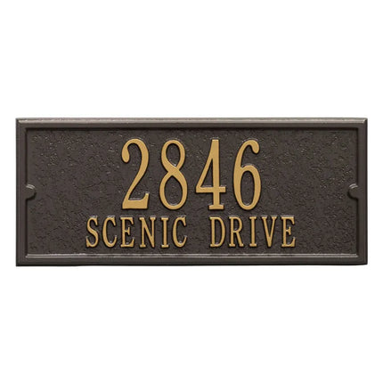 Personalized Mailbox Side Plaque