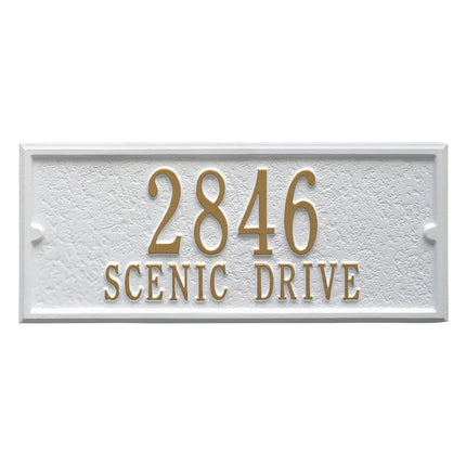 Personalized Mailbox Side Plaque