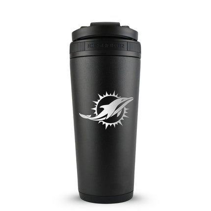 Officially Licensed Miami Dolphins 26oz Ice Shaker