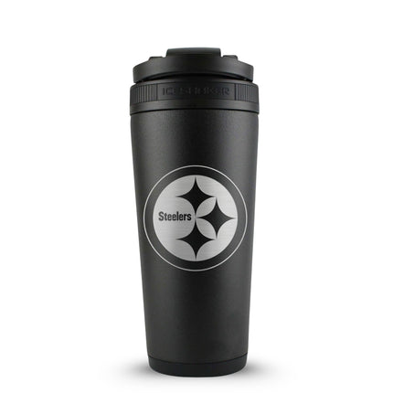 Officially Licensed Pittsburgh Steelers 26oz Ice Shaker - Black