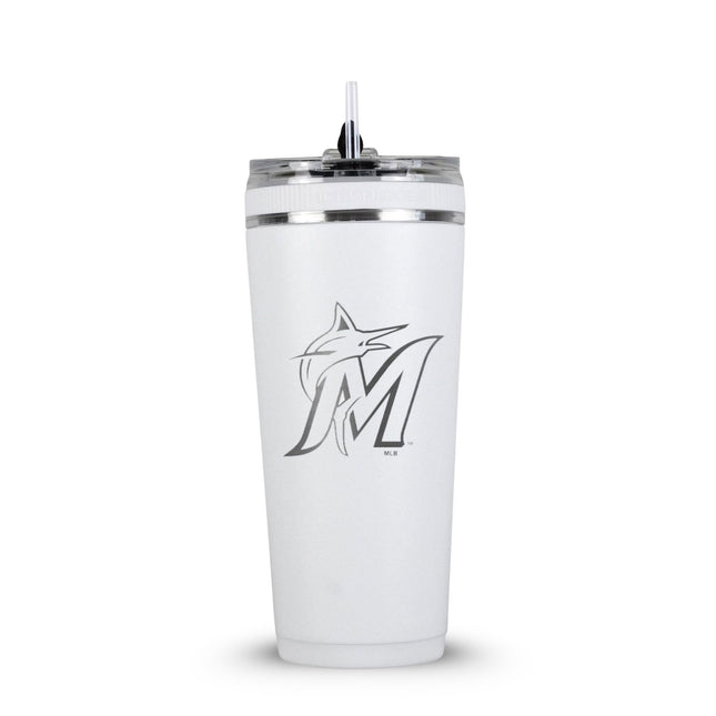 Officially Licensed Miami Marlins 26oz Flex Bottle