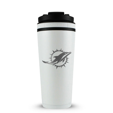 Officially Licensed Miami Dolphins 26oz Ice Shaker
