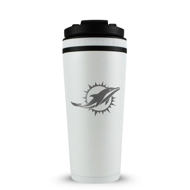 Officially Licensed Miami Dolphins 26oz Ice Shaker