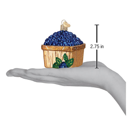 Basket Of Blueberries Ornament