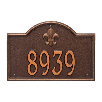 Personalized Bayou Vista Address Plaque - 1 Line
