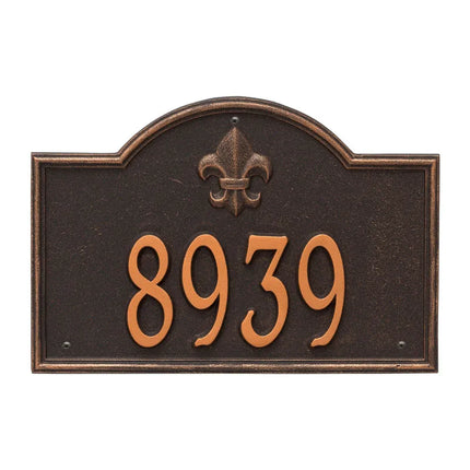 Personalized Bayou Vista Address Plaque - 1 Line