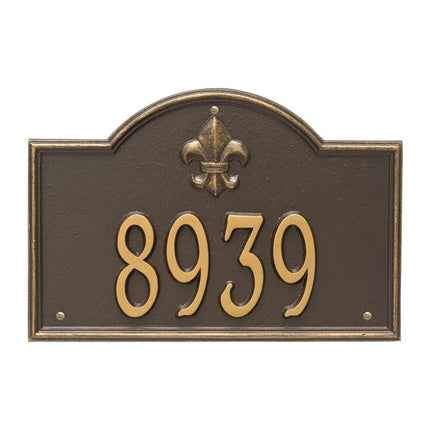Personalized Bayou Vista Address Plaque - 1 Line