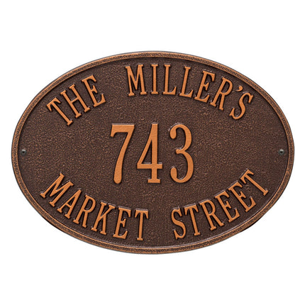 Hawthorne Oval Personalized Plaque