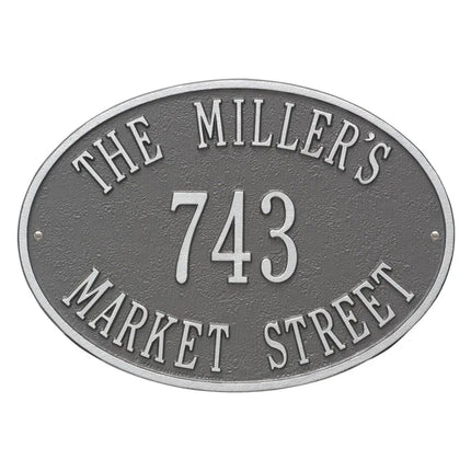 Hawthorne Oval Personalized Plaque