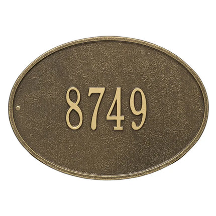 Personalized Hawthorne Address Plaque - 1 Line