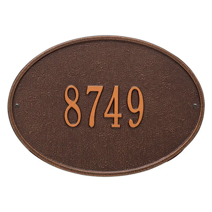 Personalized Hawthorne Address Plaque - 1 Line