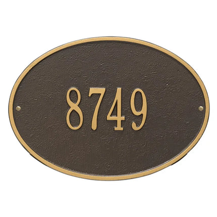Personalized Hawthorne Address Plaque - 1 Line