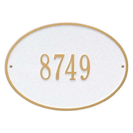 Personalized Hawthorne Address Plaque - 1 Line