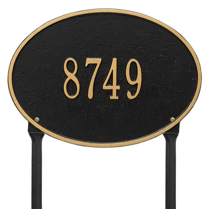Personalized Hawthorne Lawn Address Plaque - 1 Line