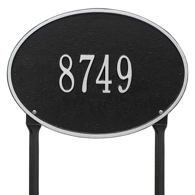 Personalized Hawthorne Lawn Address Plaque - 1 Line