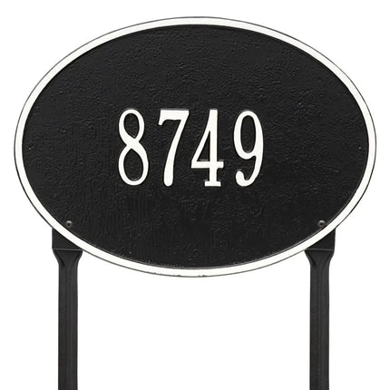 Personalized Hawthorne Lawn Address Plaque - 1 Line