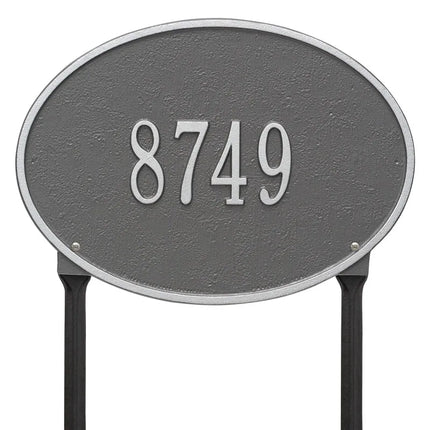 Personalized Hawthorne Lawn Address Plaque - 1 Line