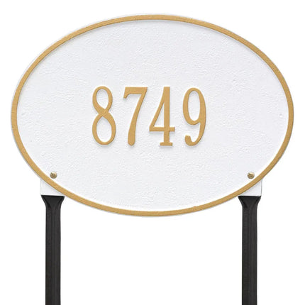 Personalized Hawthorne Lawn Address Plaque - 1 Line