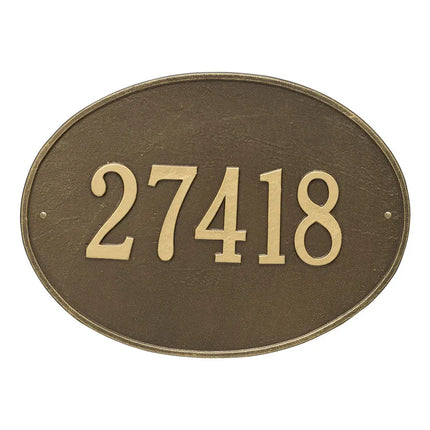 Personalized Hawthorne Large Address Plaque - 1 Line