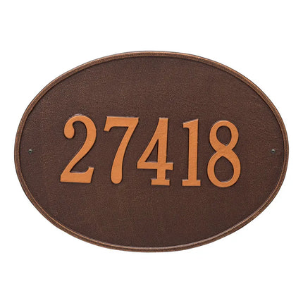 Personalized Hawthorne Large Address Plaque - 1 Line