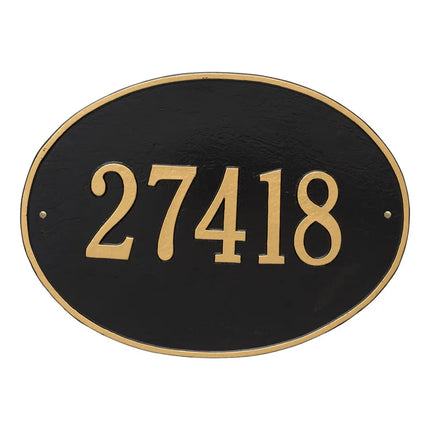 Personalized Hawthorne Large Address Plaque - 1 Line