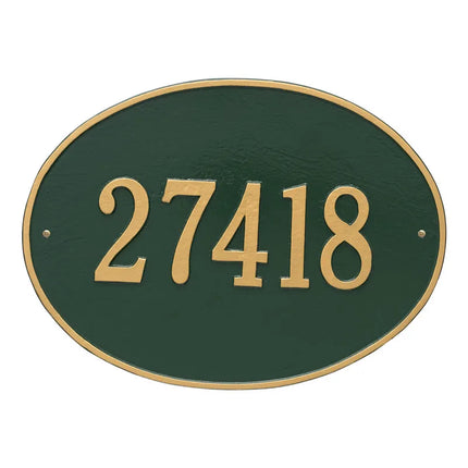 Personalized Hawthorne Large Address Plaque - 1 Line