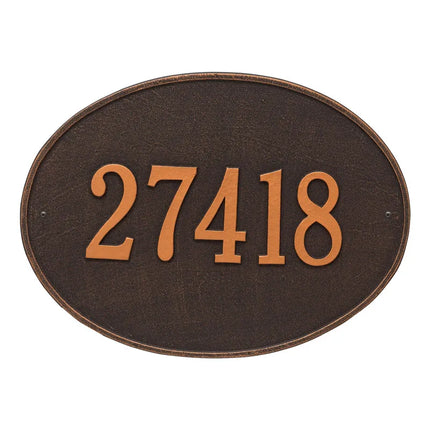 Personalized Hawthorne Large Address Plaque - 1 Line