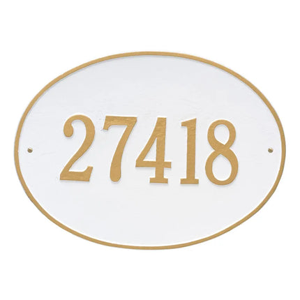 Personalized Hawthorne Large Address Plaque - 1 Line