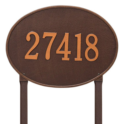 Personalized Hawthorne Large Lawn Address Plaque - 1 Line