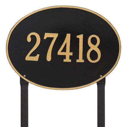 Personalized Hawthorne Large Lawn Address Plaque - 1 Line