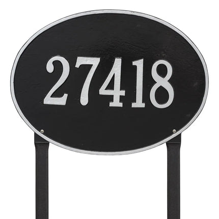 Personalized Hawthorne Large Lawn Address Plaque - 1 Line