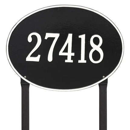 Personalized Hawthorne Large Lawn Address Plaque - 1 Line