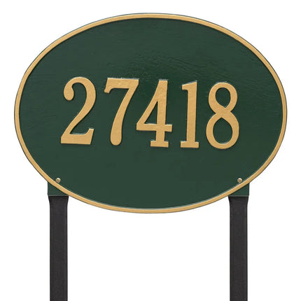 Personalized Hawthorne Large Lawn Address Plaque - 1 Line