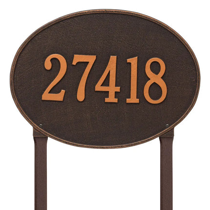Personalized Hawthorne Large Lawn Address Plaque - 1 Line