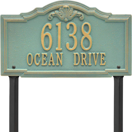 Personalized Gatewood Standard 2 Line Lawn Plaque