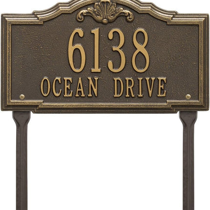 Personalized Gatewood Standard 2 Line Lawn Plaque