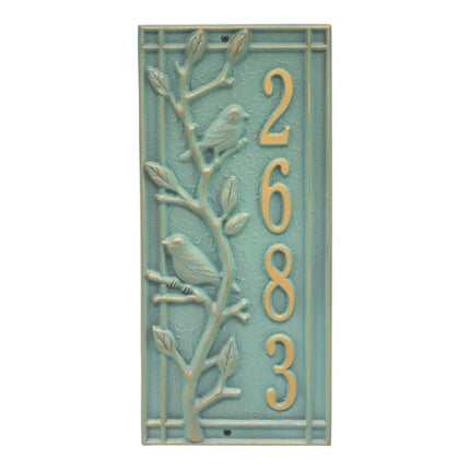 Personalized Woodridge Vertical Wall Plaque