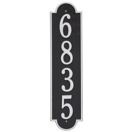 Personalized Vertical Large Address Plaque - 1 Line